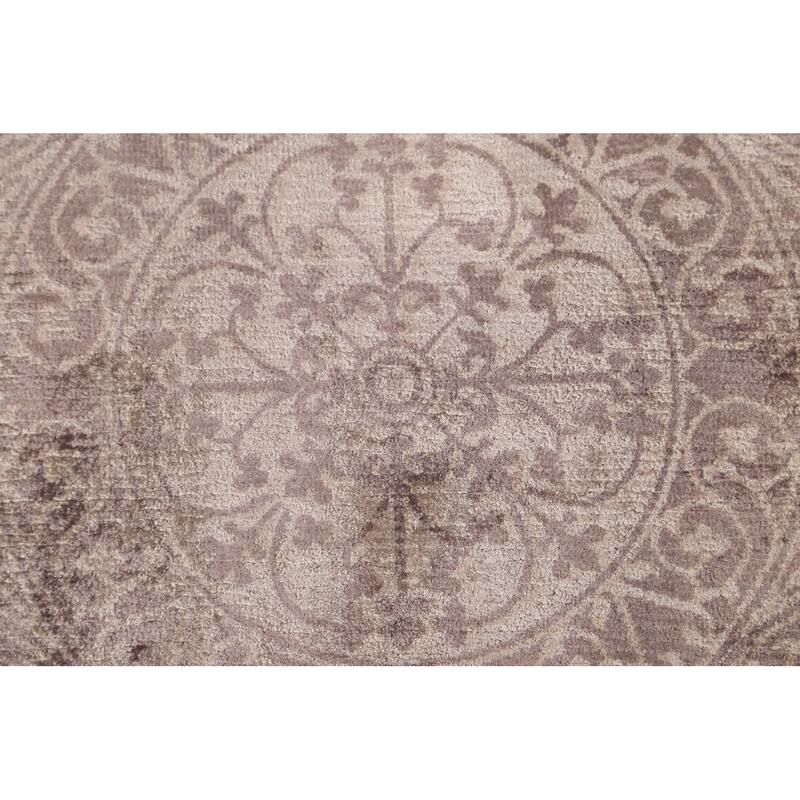 All-Over Geometric Modern Indian Accent Rug Handmade Wool Carpet - 2'0"x 3'9"