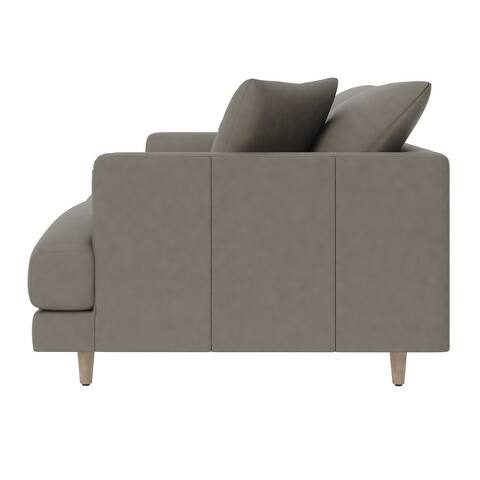 Milano Apartment Sofa 100% Top Grain Leather 71.25
