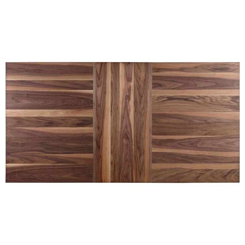 Zor 7pc Dining Set, 60-77 Inch Extendable Table, 6 Chairs, Taupe Gray