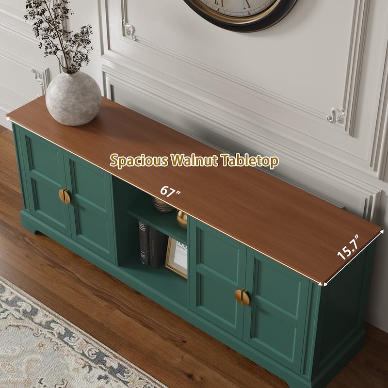 Mid-Century Modern TV Stand for TVs up to 75"