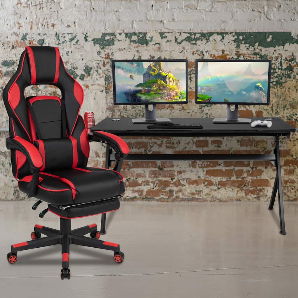 Gaming Desk Bundle - Cup/Headset Holder/Mouse Pad Top