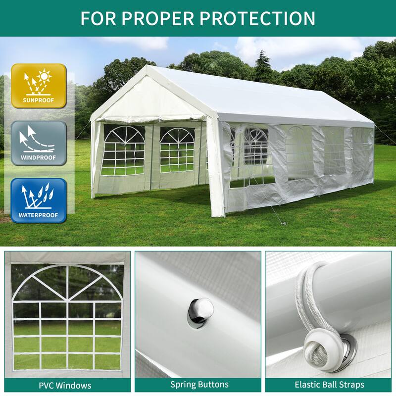 White Party Tent for Family Party Wedding