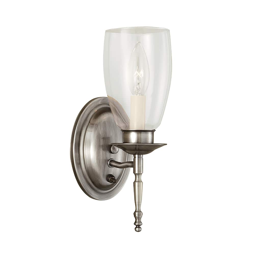 Legacy 11.5'' High 1-Light Sconce - Pewter - 11.5 inch Tall