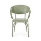 preview thumbnail 22 of 31, Palm Desert Outdoor Modern 3-piece Bistro Set by Christopher Knight Home