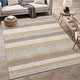 preview thumbnail 3 of 149, Machine Washable Indoor/ Outdoor Cabana Stripe Chantille Rug