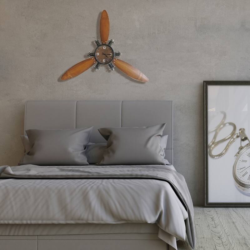 Airplane Propeller Wall Clock small - 47.5*21.8*2.8