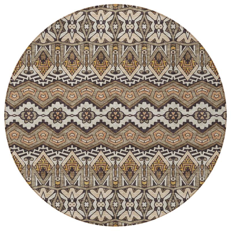 HomeRoots Moroccan Transitional Rectangle Outdoor Rug