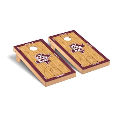 Texas A&M University Aggies Basketball Cornhole Board Set -