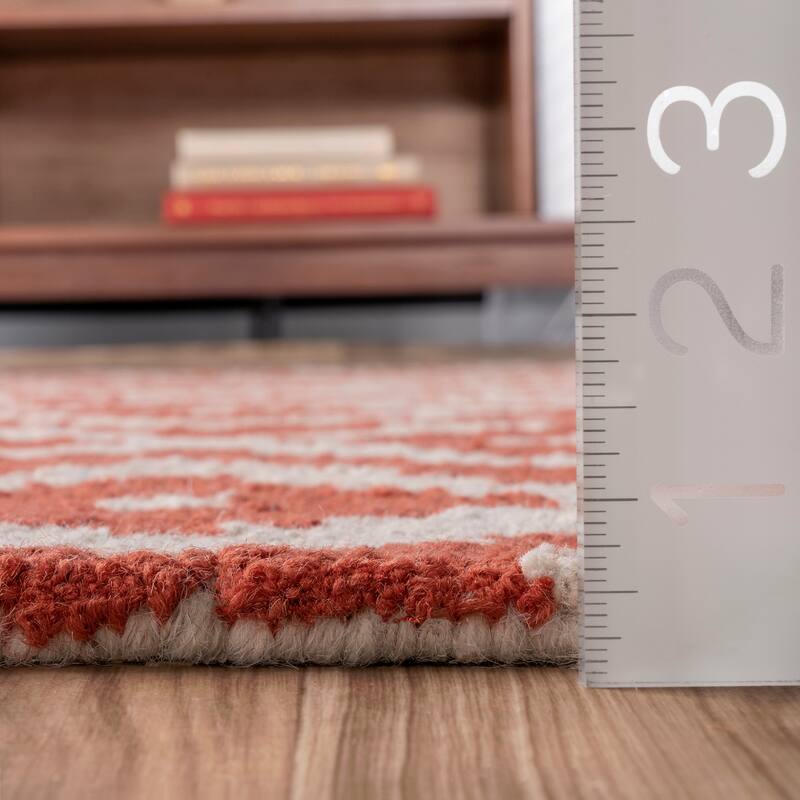 Nuloom Kellee Hand Tufted Geometric Wool Area Rug