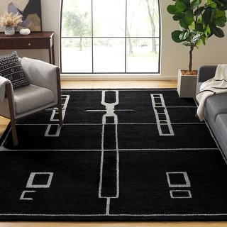 SAFAVIEH Handmade Fifth Avenue Jodie Mid-Century Modern Wool Rug