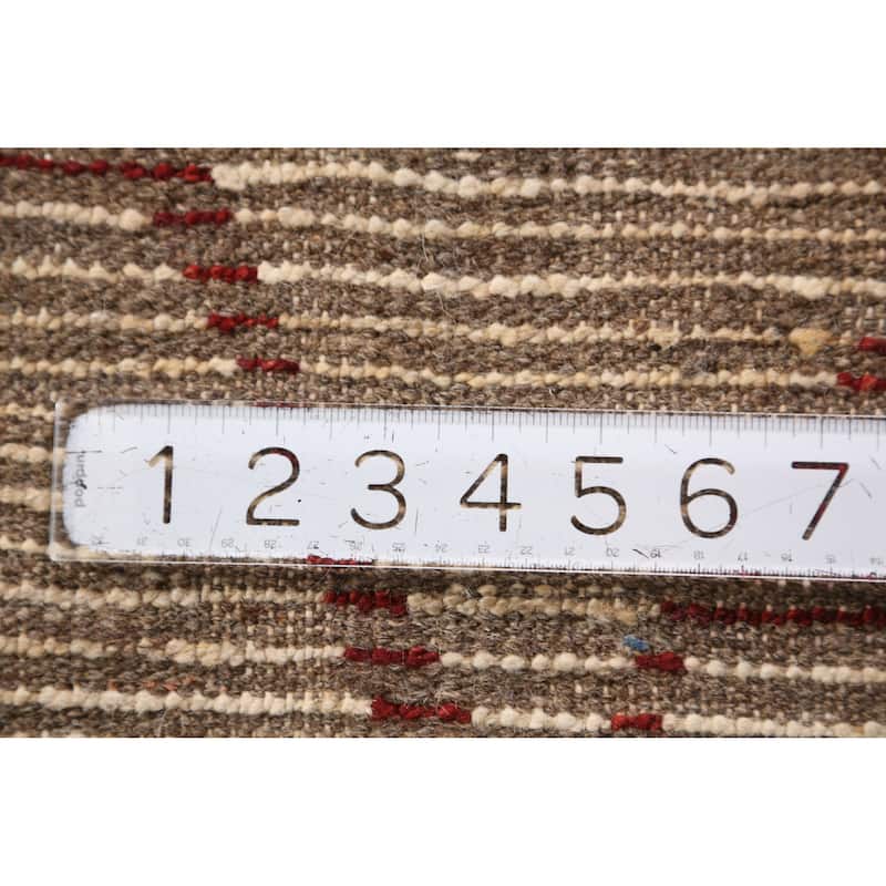 Moroccan Oriental Rug Hand-Knotted Wool Carpet - 4'0" x 5'10"