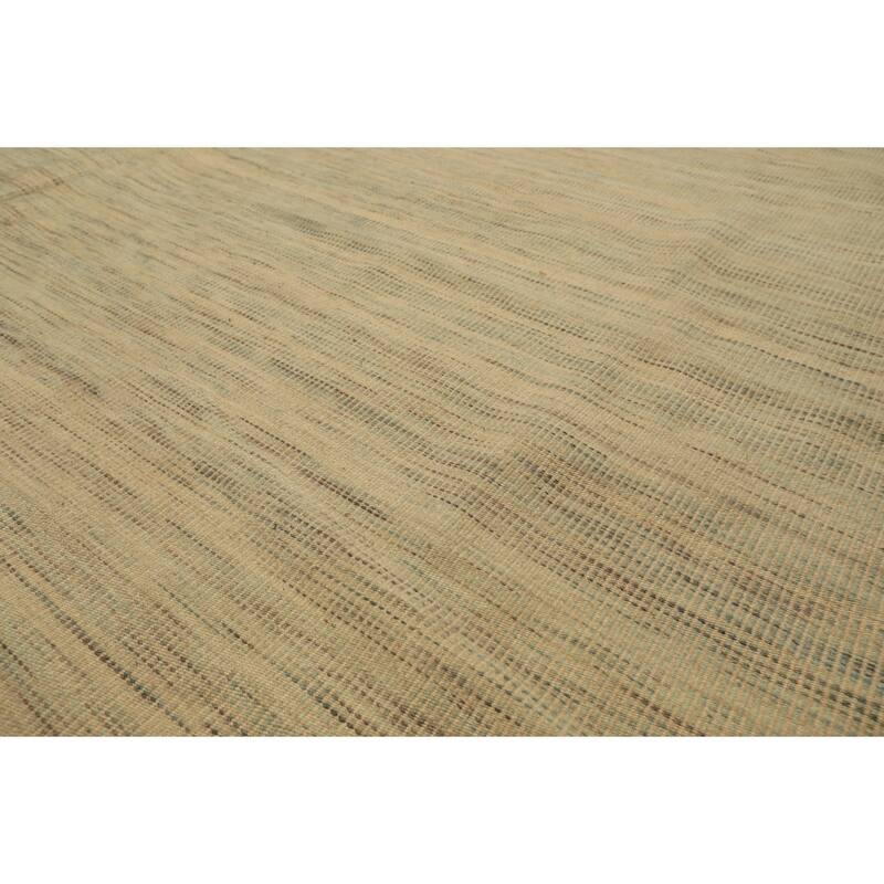 10x14'5'' Hand Woven Wool Ivory Kilim Modern & Contemporary Geometric Area Rug - 10' x 14' 5''