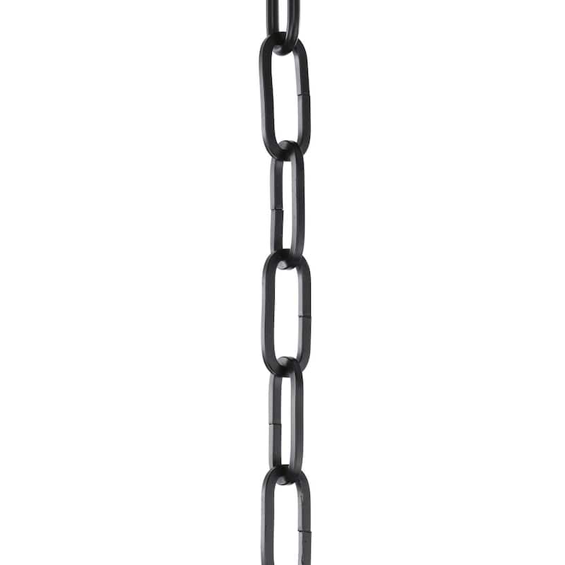 Accessory Chain - 4' of 9 Gauge Chain in Matte Black - Matte Black - 1.125 in x 1.125 in x 48 in - 1.125 in x 1.125 in x 48 in
