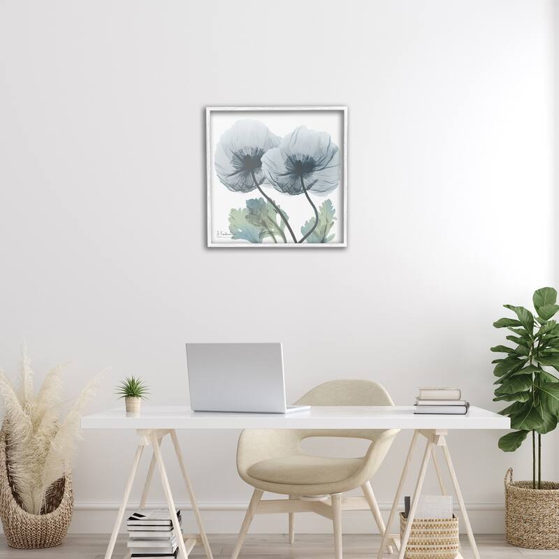 Stupell Double Modern Flower Blossoms Framed Giclee Art Design By Albert Koetsier