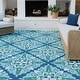 preview thumbnail 12 of 23, Style Haven Martinque Medallion Indoor Outdoor Area Rug-
