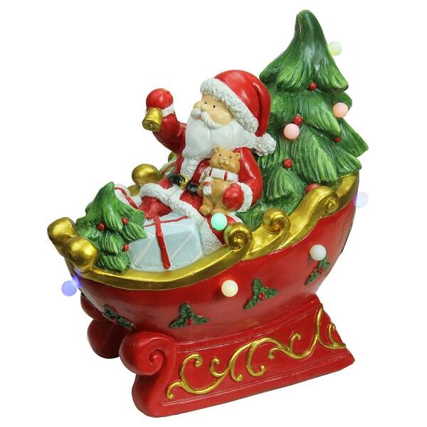 Shop 21 25 Red And White Pre Lit Led Snow Covered 2 Story House