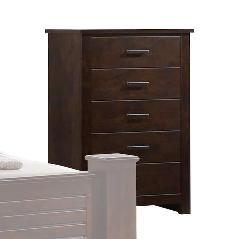 Broderick  Mahogany 5-Drawer Chest