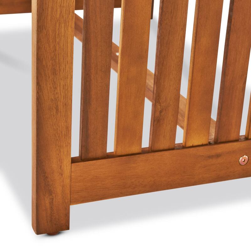 4PCS Outdoor Acacia Wood Sofa Set