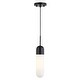 preview thumbnail 8 of 8, Thalia Contemporary Mini Pendant Ceiling Light White Pill Glass