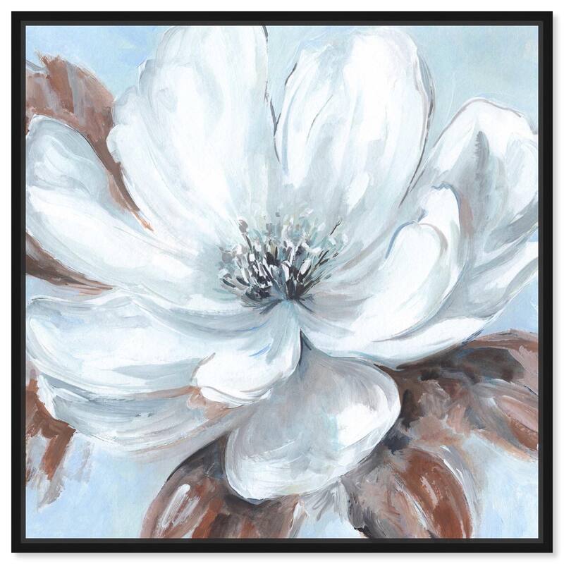 Delicate Blooms I Canvas by Art Remedy - 20" x 20" - Black