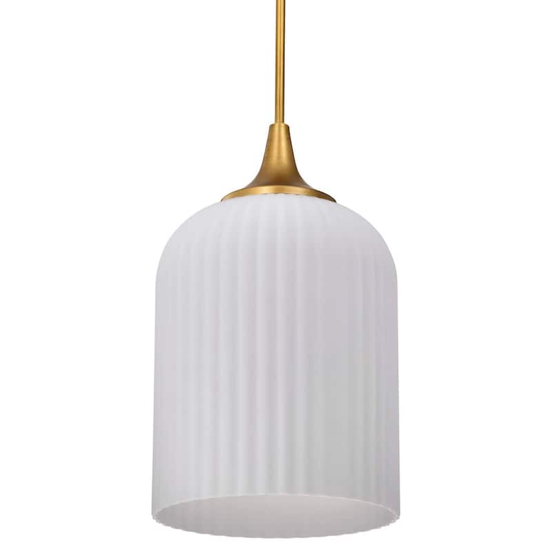 Nuvo Lighting 60/8646 Solara 12" Wide Pendant - Natural Brass