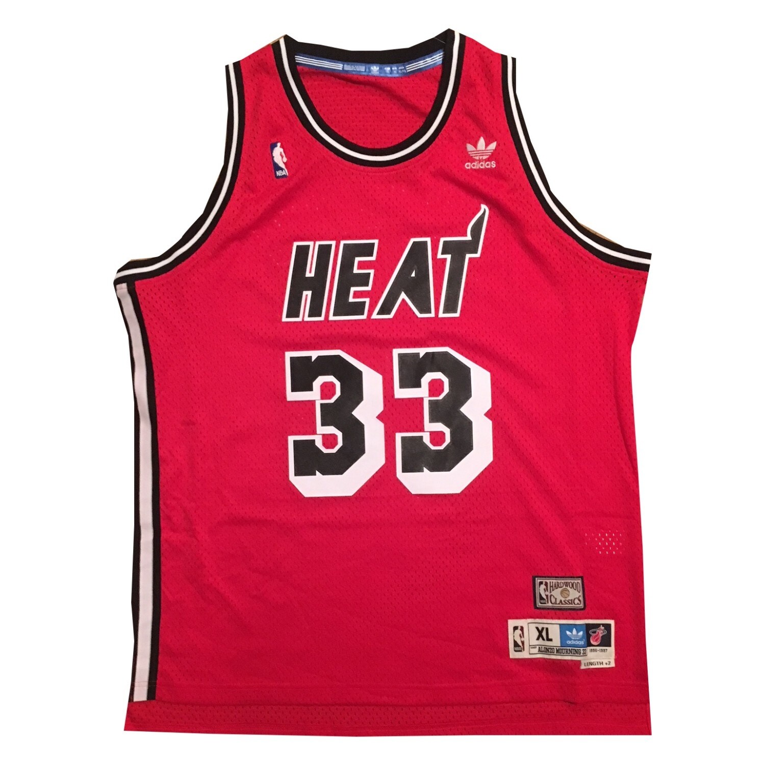 Shop Alonzo Mourning Autographed Miami Heat Adidas Swingman Signed