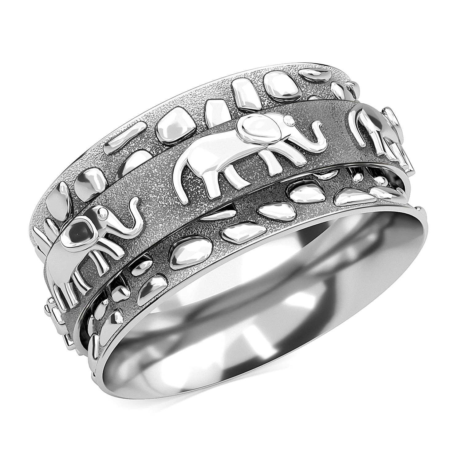 USA Seller Plain Row Ring Sterling Silver 925 Best Price Jewelry Selectable 