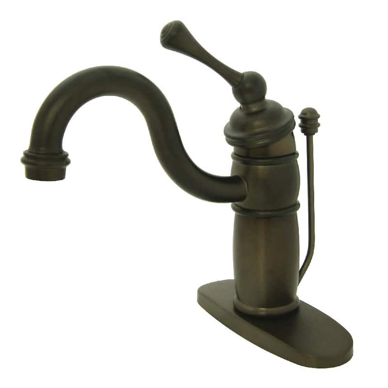 Kingston Brass Victorian Bathroom Faucet with Metal Lever Handle - Oil Rubbed Bronze