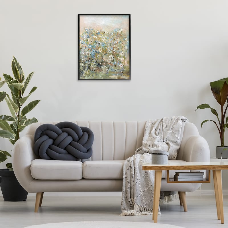 Stupell Speckled Garden Flowers Framed Giclee Art Design By Roy Ebert