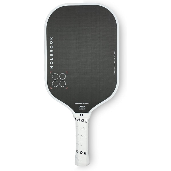 slide 2 of 9, Holbrook Power Pro E Pickleball Paddle, Carbon Fiber Surface, Black