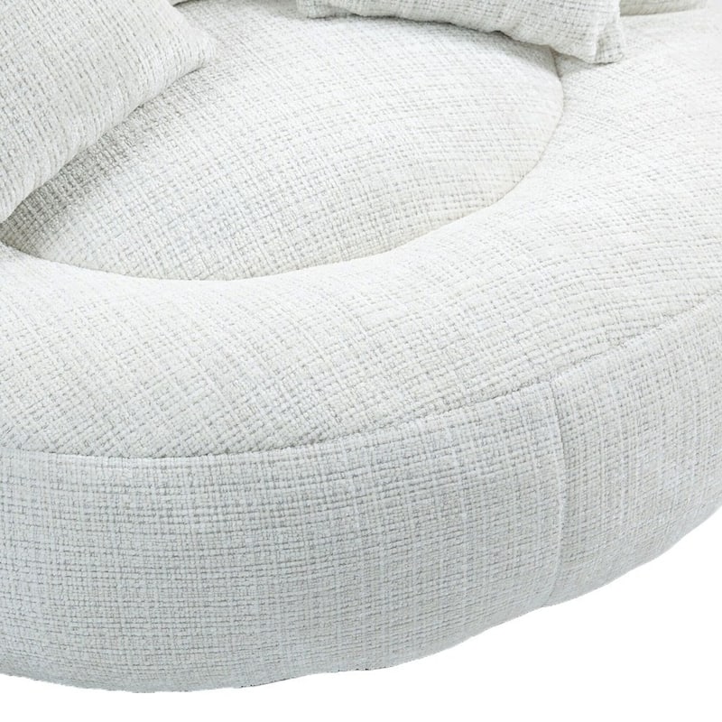 Comfort Lounger High Back Bean Bag Chair Couch With Three Pillows