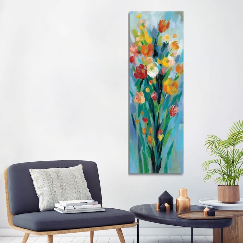 iCanvas "Tall Bright Flowers II" by Silvia Vassileva Canvas Print