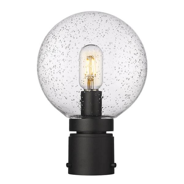 slide 2 of 6, Laurent 1 Light Outdoor Post Mount Fixture - Black