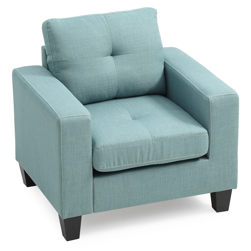 Pocket Coil Seating Accent Chair - 36" - Green
