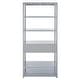 preview thumbnail 8 of 12, SAFAVIEH Johni 1-Drawer 5-Shelf Etagere Bookcase. - 32"W x 18"D x 70"H