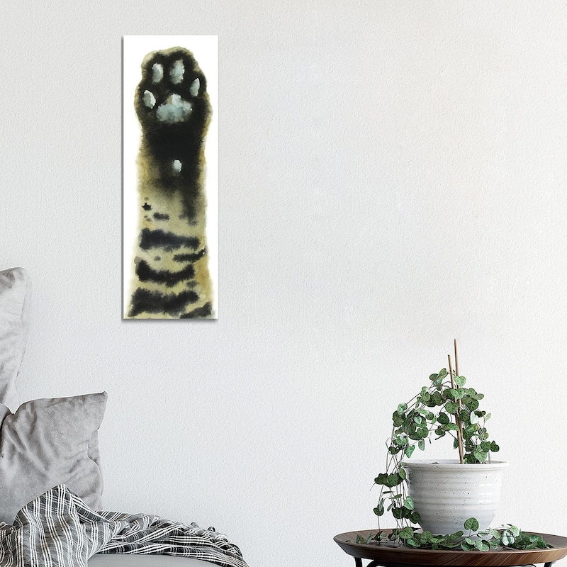 iCanvas "Tabby Cat Paw" by Alexey Dmitrievich Shmyrov Canvas Print - 36x12x1.5