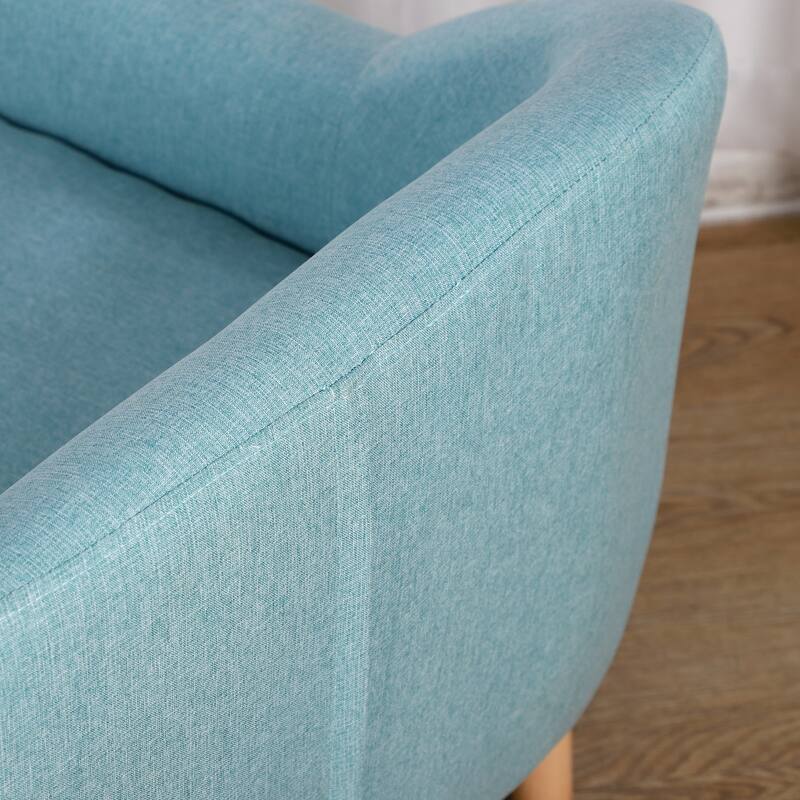 Kids Sofa for 2 Children Ages 3 to 7 Comfortable Upholstered Wooden Frame - 30" x 20" x 21"