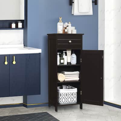Freestanding Floor Storage Cabinet Multifunctional Bathroom Cabinet