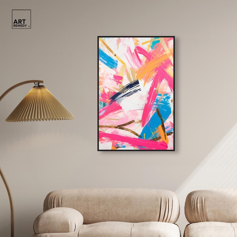 Exuberant Hues IV Canvas by Art Remedy
