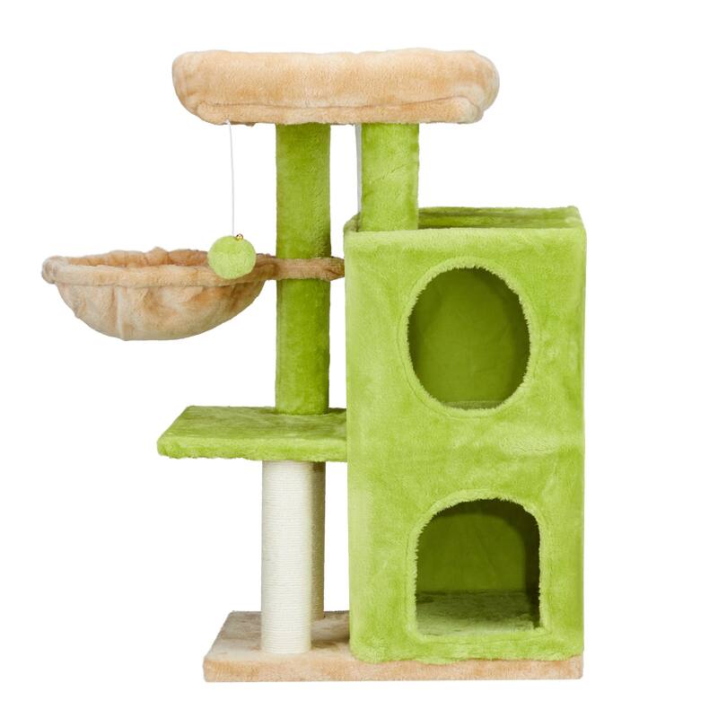 Engaging 33 Inch Cat Tree for Indoor Play and Comfort