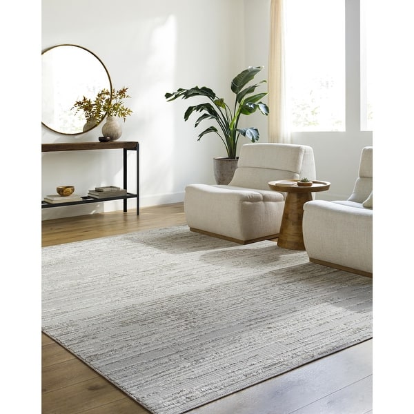 slide 2 of 7, Livabliss Maguire Casual Abstract Area Rug Light Gray - 7' 10" x 10'