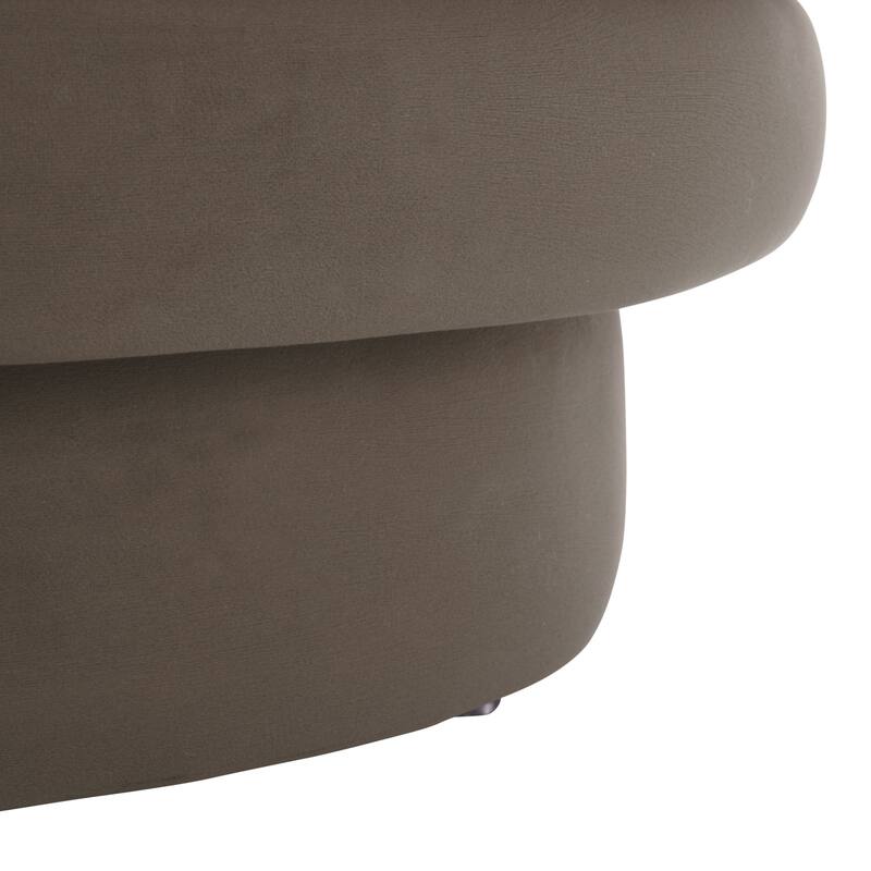 SAFAVIEH Rohan Upholstered Layered Cocktail Ottoman, Fully Assembled