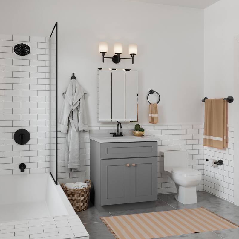 Design House Graz Park Matte Black Robe Hook