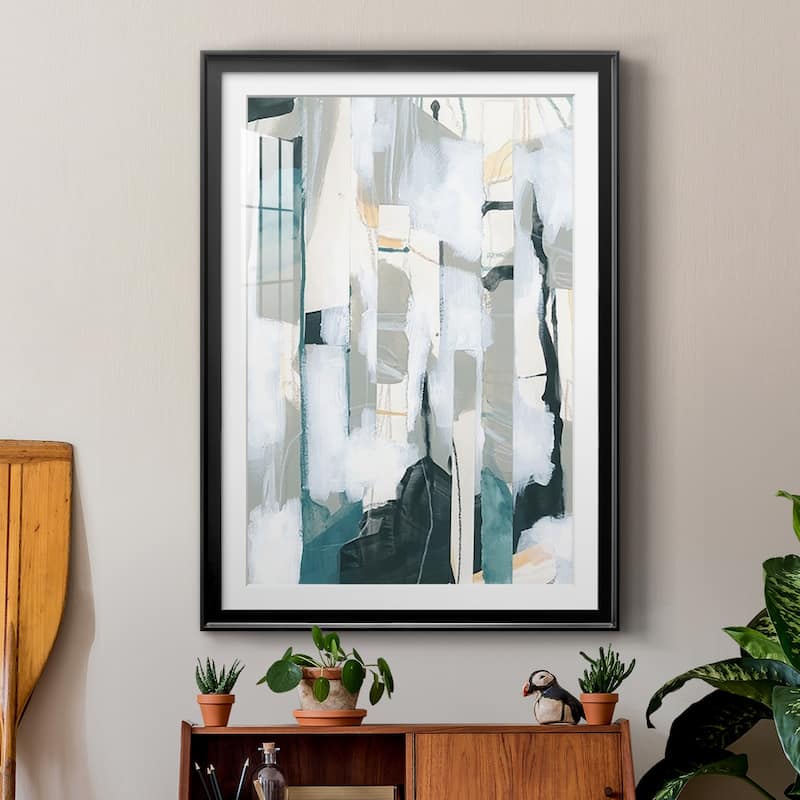 Sea Cavern Strata I Premium Framed Print - Ready to Hang