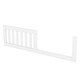 preview thumbnail 16 of 48, Toddler Bed with Safety Guardrail, Convertible Crib/Full Size Bed Wood Platform Bed Frame with Shelf for Kids Toddler