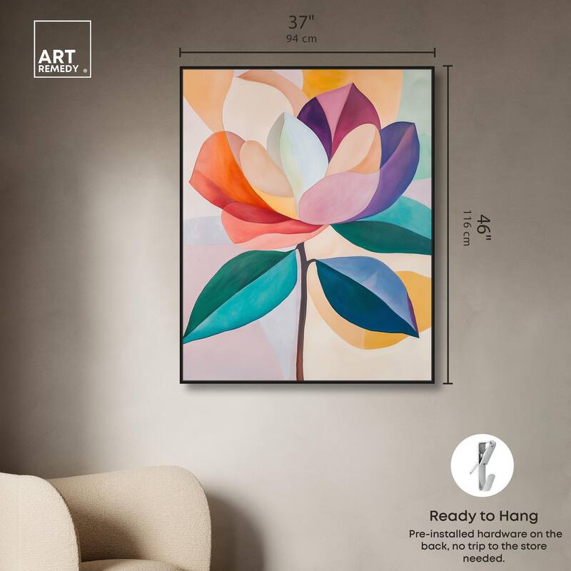 Magnolia in Color I Canvas by Art Remedy