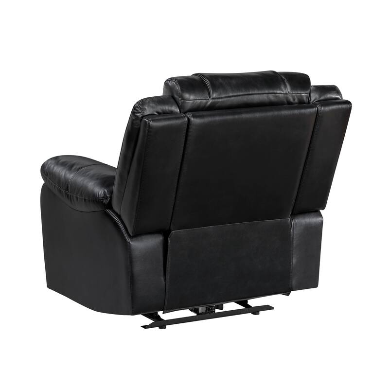 Ridge 40" Faux Leather Power Recliner - LED and Charging Ports