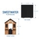 preview thumbnail 4 of 13, Backyard Discovery Sweetwater Cedar Wooden Playhouse with Play Kitchen - 3'6" x 3'10"