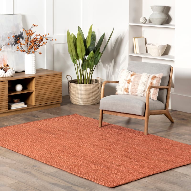 Nuloom Adelaida Farmhouse Jute Area Rug