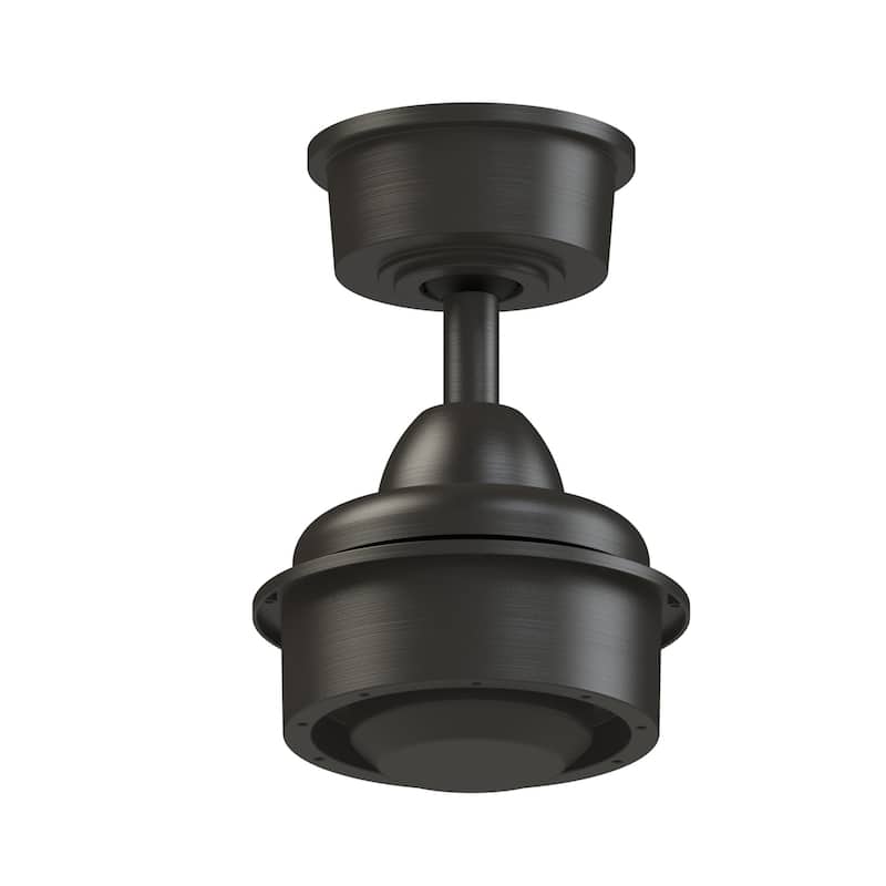 Fanimation Wrap Custom Indoor/Outdoor Smart Ceiling Fan Motor with Remote - Dark Bronze - Hardwired